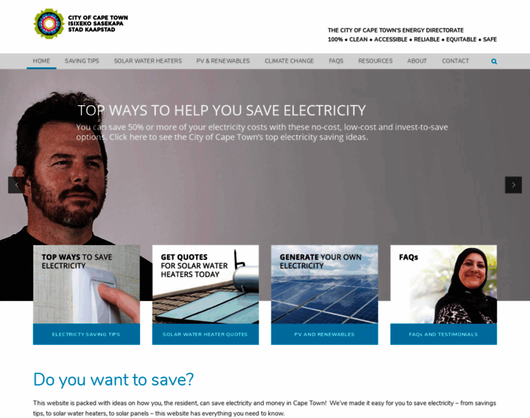 Savingelectricity.org.za thumbnail