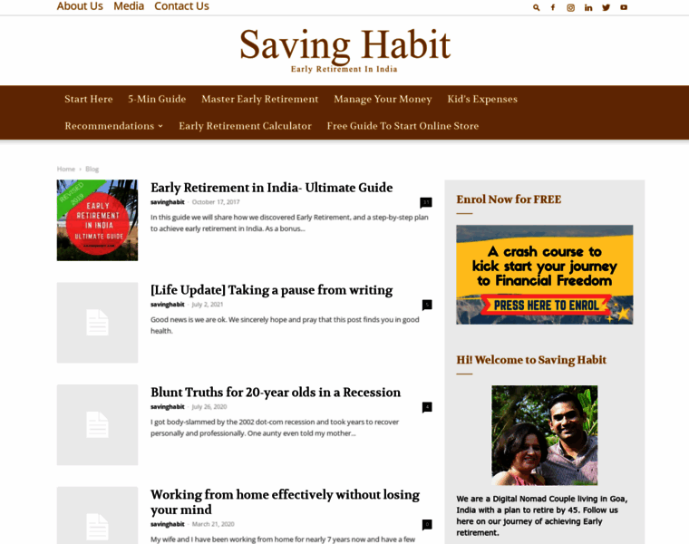 Savinghabit.com thumbnail