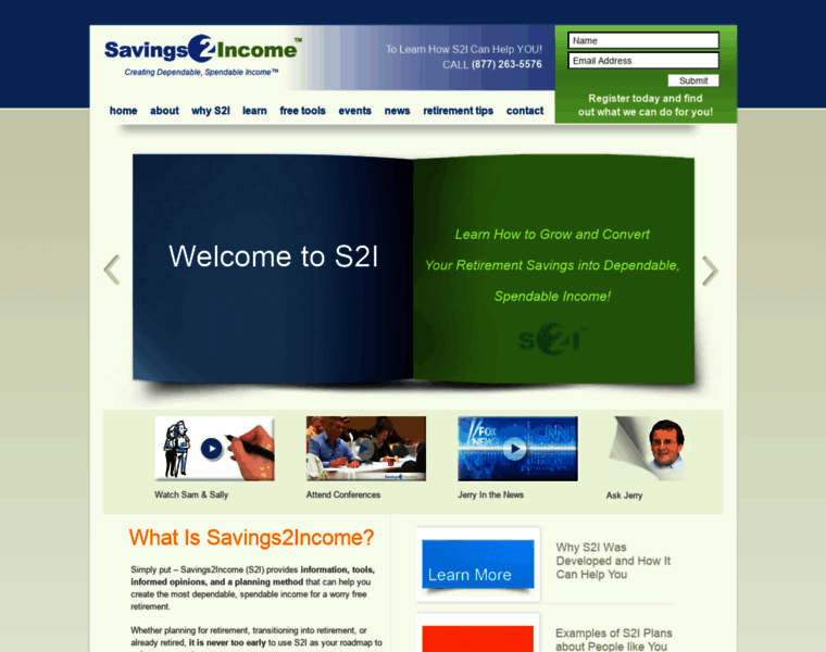 Savings2income.com thumbnail