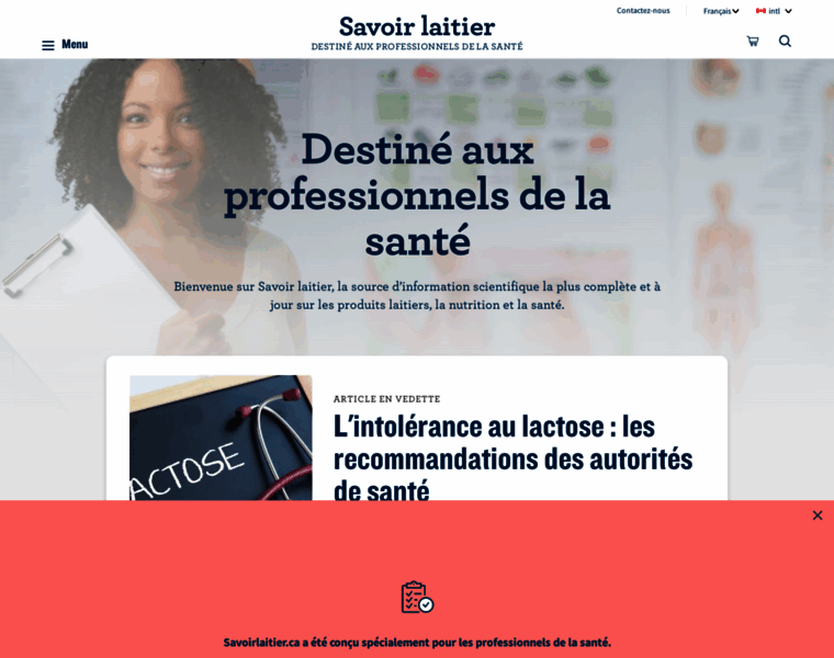 Savoirlaitier.ca thumbnail
