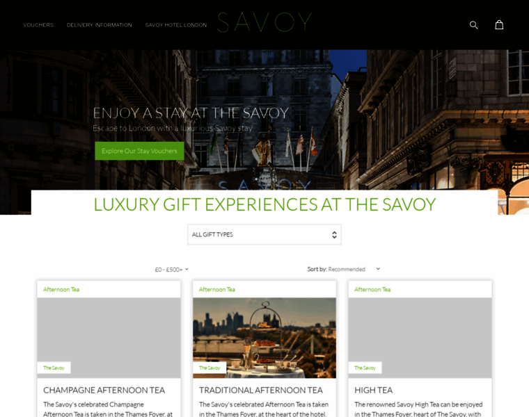 Savoy-experiences.com thumbnail