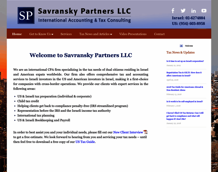 Savranskypartners.com thumbnail
