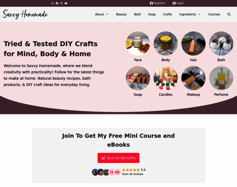Savvyhomemade.com thumbnail