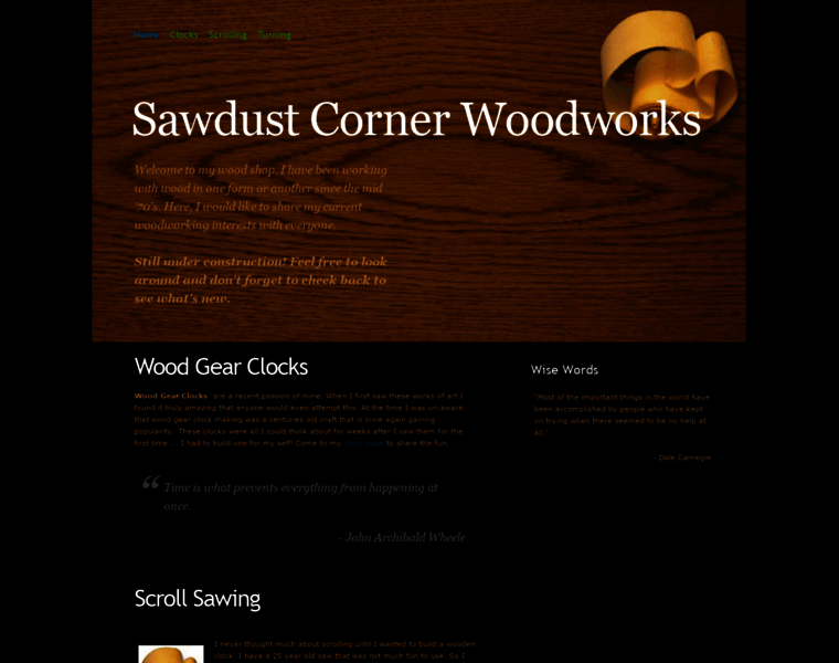Sawdustcorner.com thumbnail