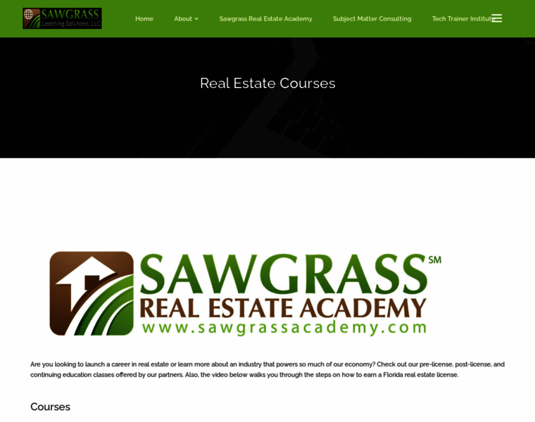 Sawgrassacademy.com thumbnail
