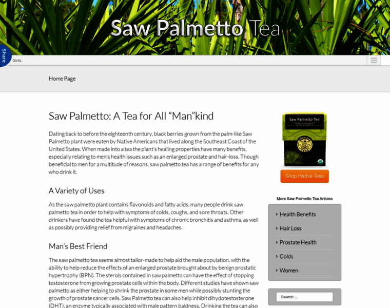 Sawpalmettotea.com thumbnail