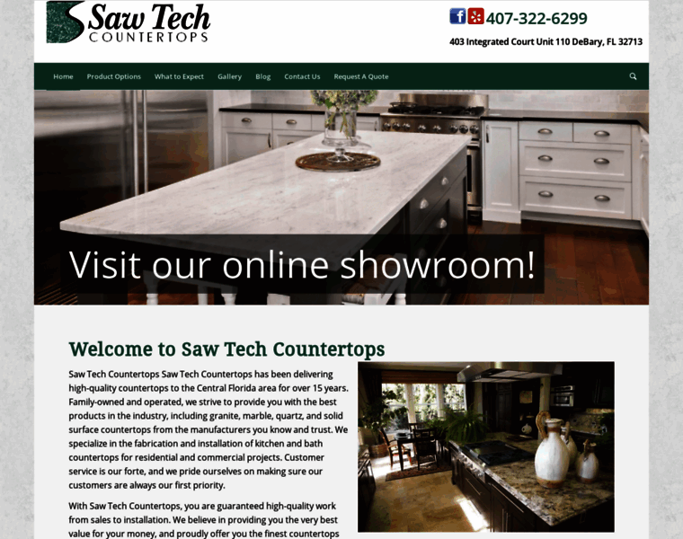 Sawtechstonetops.com thumbnail