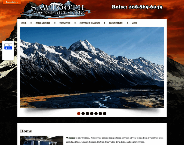 Sawtoothtrans.com thumbnail