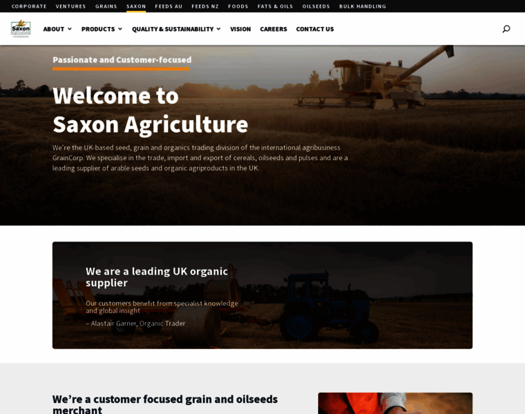 Saxon-agriculture.co.uk thumbnail