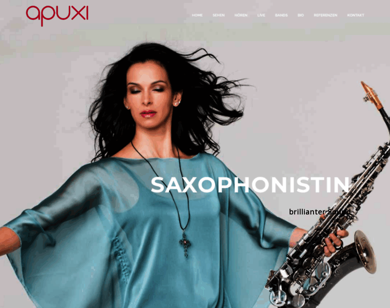 Saxophonistin.info thumbnail