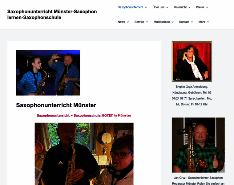 Saxophonunterricht-muenster.de thumbnail