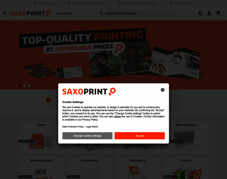 Saxoprint.co.uk thumbnail