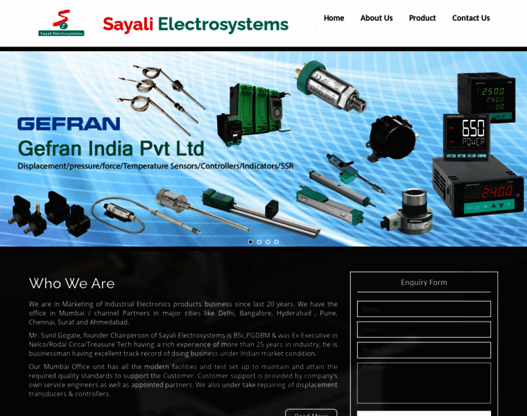 Sayalielectrosystems.com thumbnail