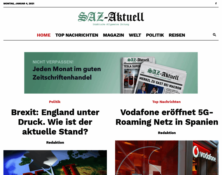 Saz-aktuell.de thumbnail