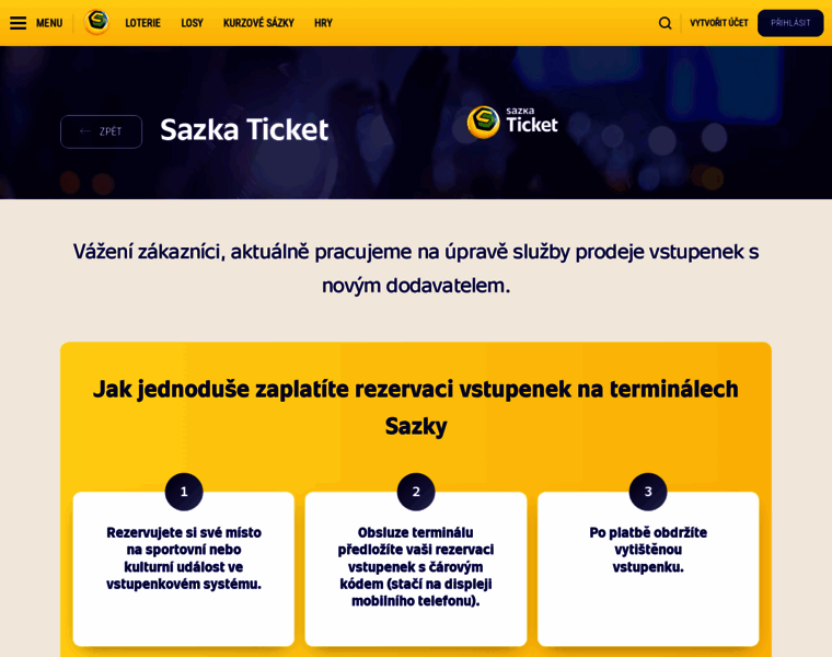 Sazkaticket.cz thumbnail