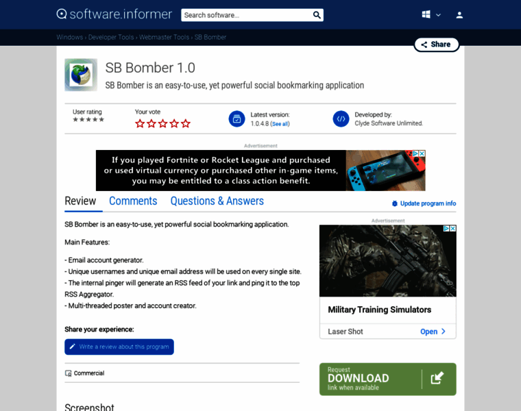 Sb-bomber.software.informer.com thumbnail