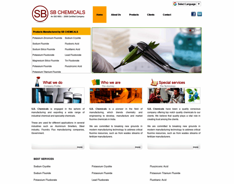 Sbfluorochem.com thumbnail