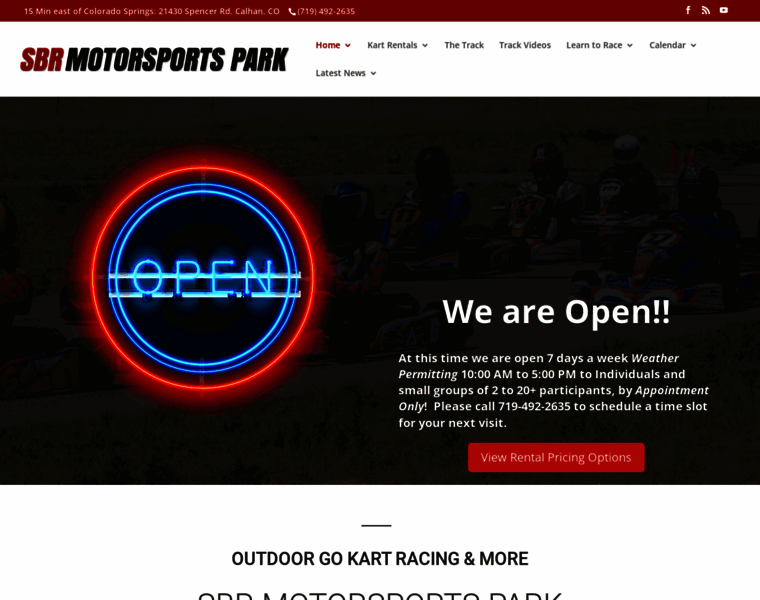 Sbrmotorsportspark.com thumbnail