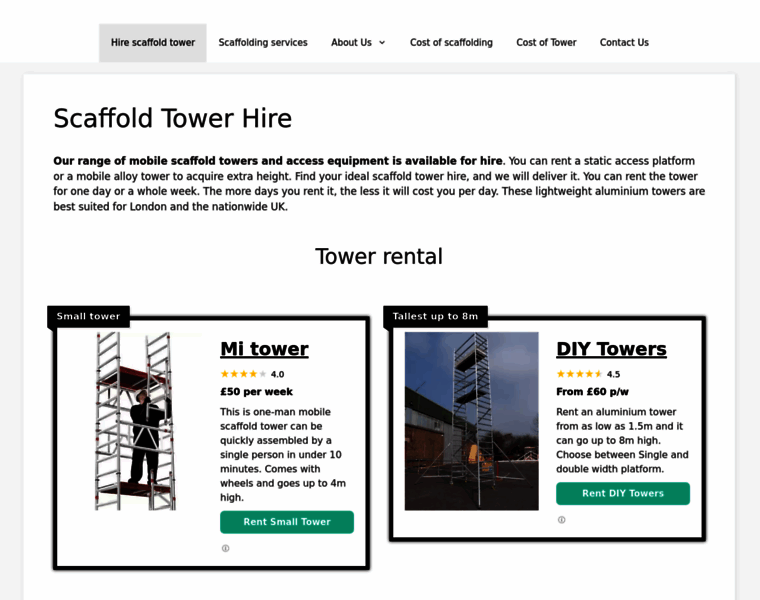 Scaffold-tower-hire.com thumbnail