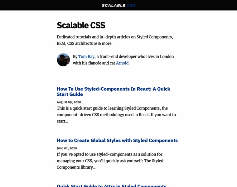 Scalablecss.com thumbnail