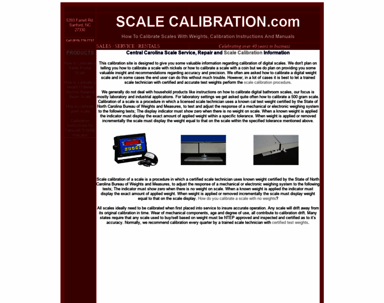 Scalecalibration.com thumbnail