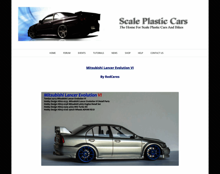 Scaleplasticcars.com thumbnail