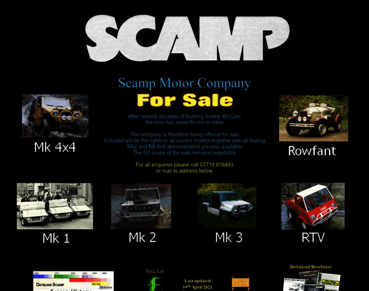 Scampmotorcompany.co.uk thumbnail
