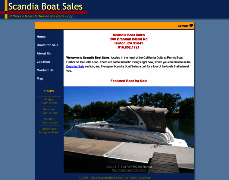 Scandiaboatsales.com thumbnail