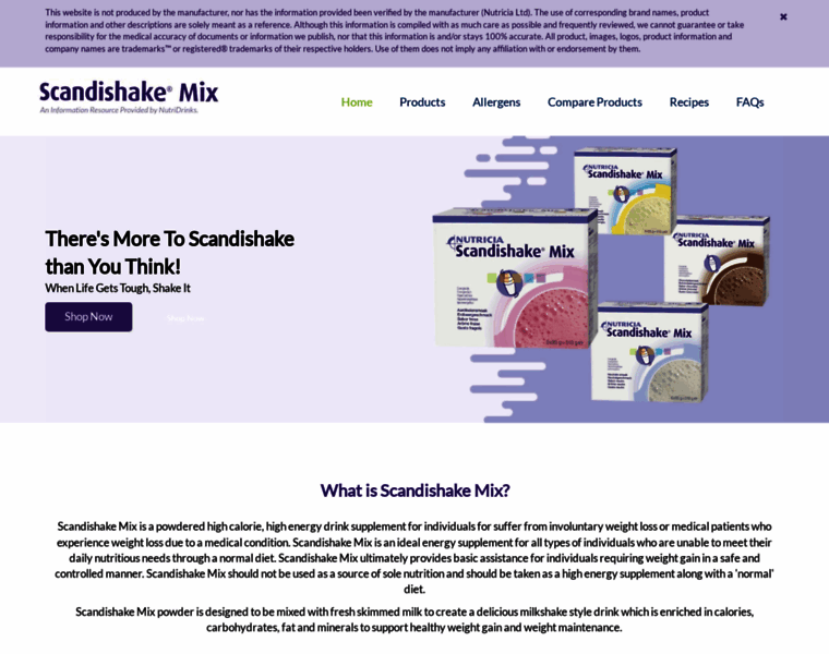Scandishake.co.uk thumbnail