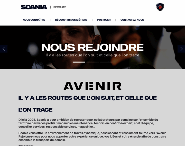 Scaniarecrute.fr thumbnail