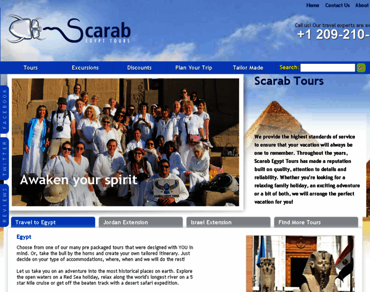 Scarabegypttours.com thumbnail