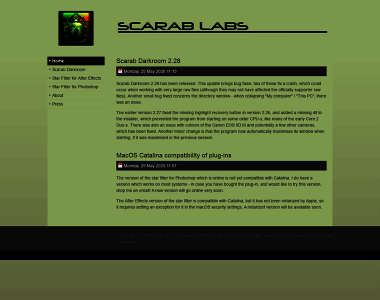 Scarablabs.com thumbnail