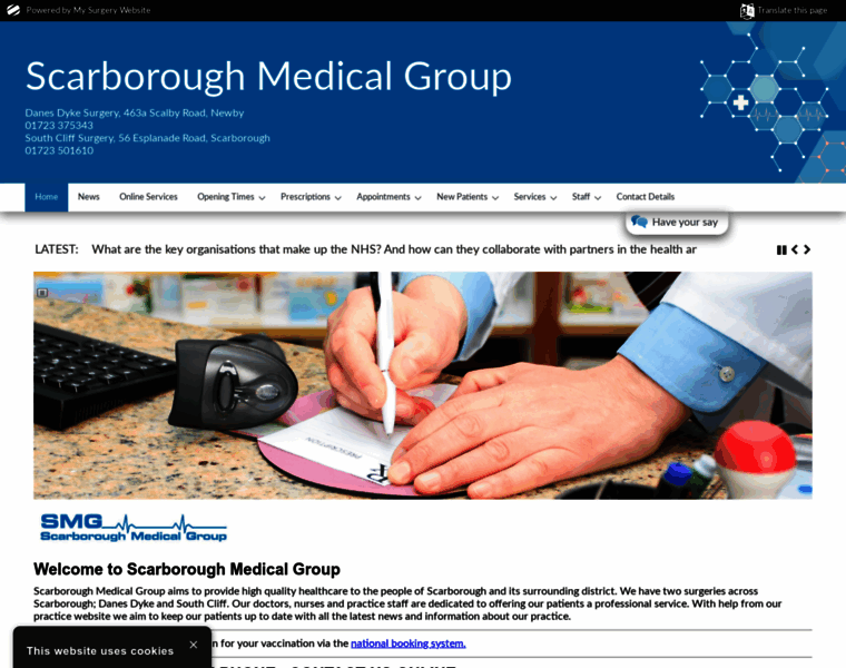 Scarboroughmedicalgroup.co.uk thumbnail