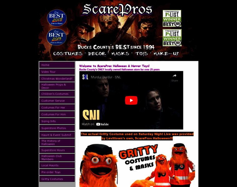 Scarepros.com thumbnail