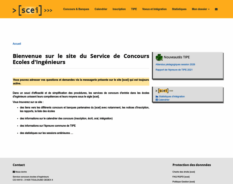 Scei-concours.fr thumbnail Scei-concours.fr thumbnail