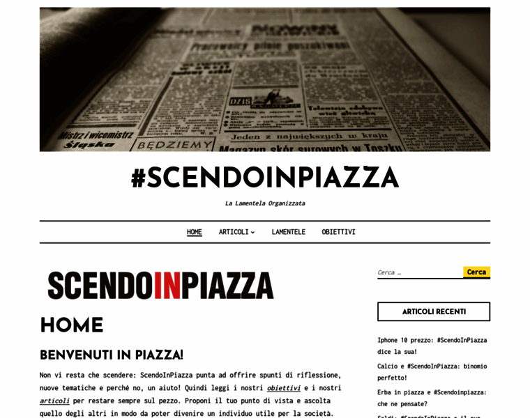 Scendoinpiazza.it thumbnail