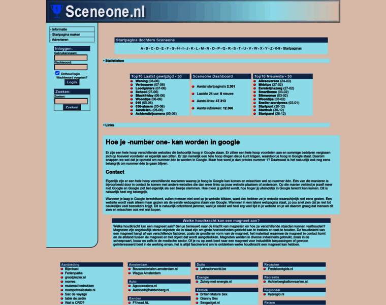 Sceneone.nl thumbnail