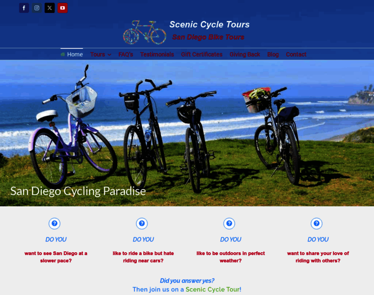 Sceniccycletours.com thumbnail