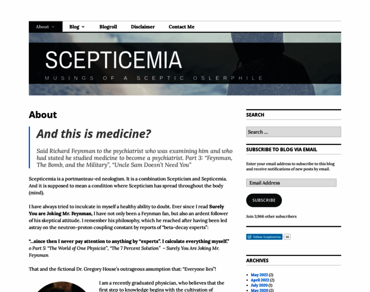 Scepticemia.com thumbnail