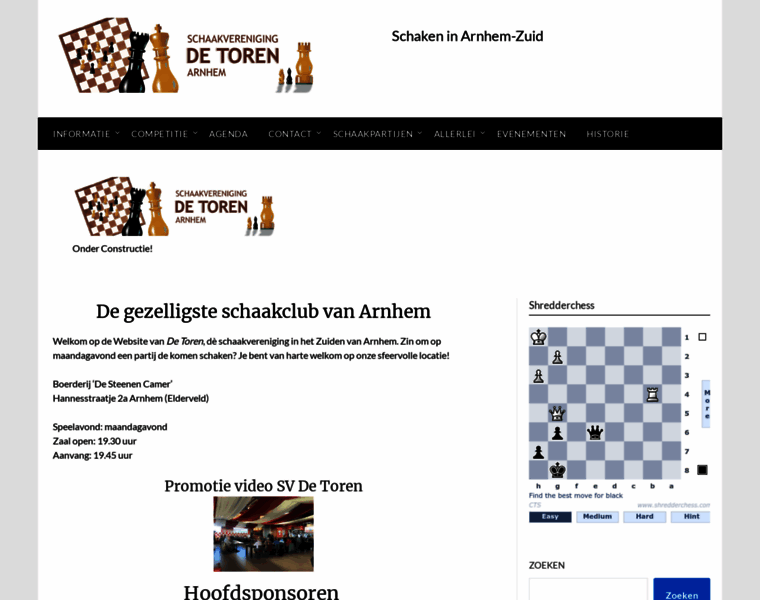 Schaakverenigingdetoren.nl thumbnail