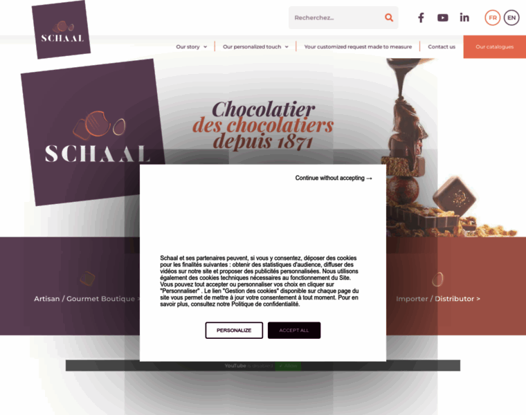 Schaal-chocolatier.com thumbnail