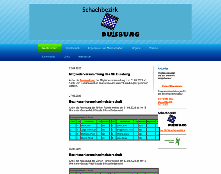 Schachbezirk-duisburg.de thumbnail