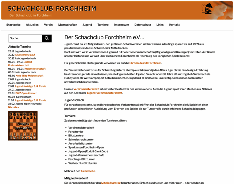 Schachclub-forchheim.de thumbnail