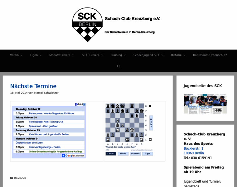 Schachclubkreuzberg.de thumbnail
