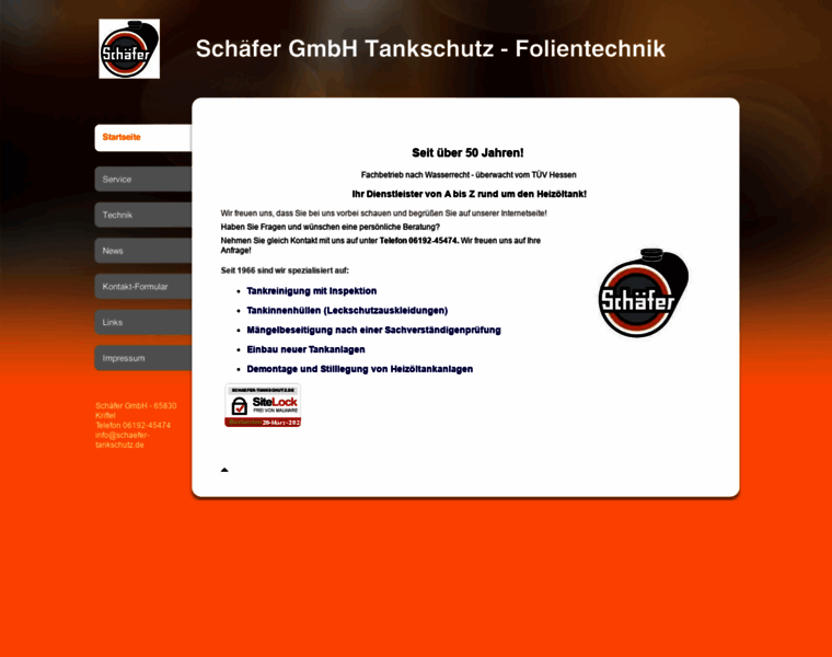 Schaefer-tankschutz.de thumbnail