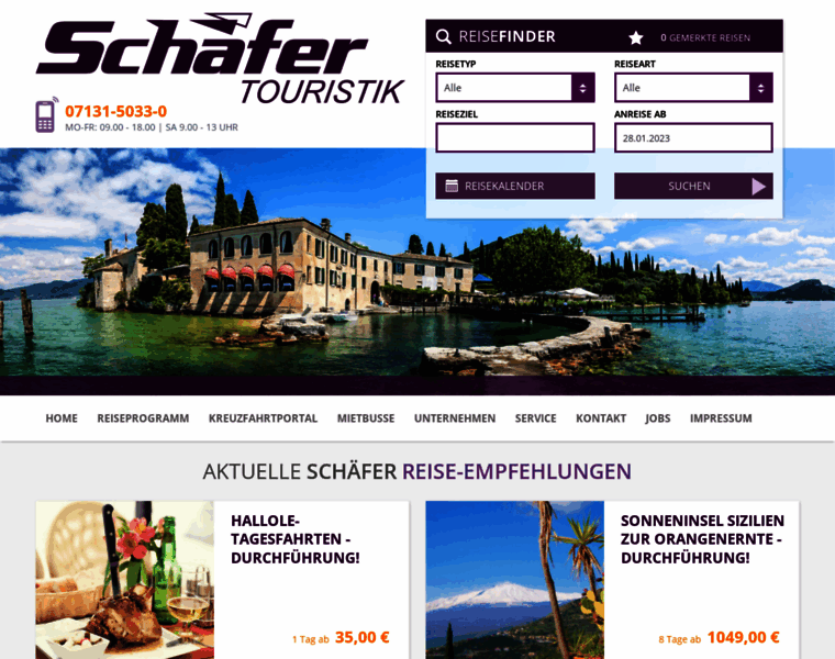 Schaefer-touristik.de thumbnail
