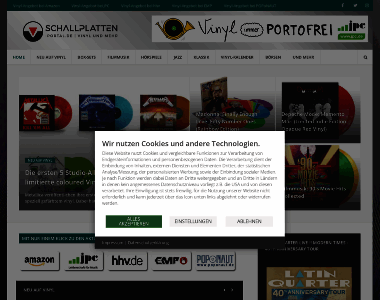 Schallplatten-portal.de thumbnail Schallplatten-portal.de thumbnail