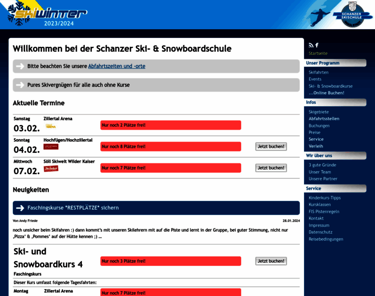 Schanzer-skischule.de thumbnail