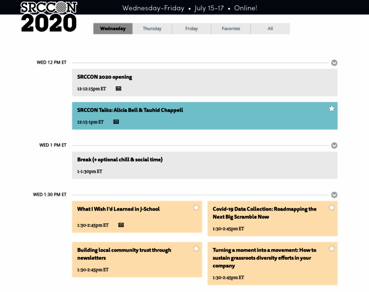 Schedule.srccon.org thumbnail