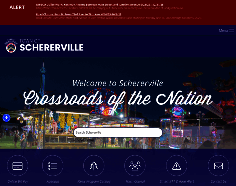 Schererville.org thumbnail